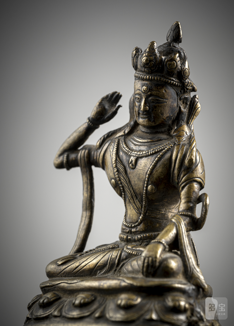 A BRONZE FIGURE OF NAMPAR GYALWA - 图3